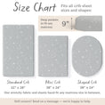 Load image into Gallery viewer, Galaxy, Moon & Stars, Crib Sheets (2-Pack)