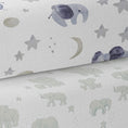 Load image into Gallery viewer, Scandinavian Elephant, Crib Sheets (2-Pack)