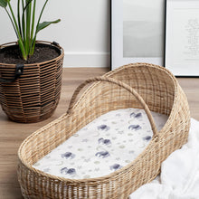 Load image into Gallery viewer, Scandinavian Galaxy and Elephant, Bassinet Sheets (2-Pack)