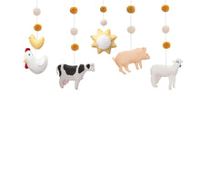 Load image into Gallery viewer, Farm Animals, Baby Crib Mobile