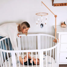 Load image into Gallery viewer, Scandinavian Galaxy and Elephant, Bassinet Sheets (2-Pack)