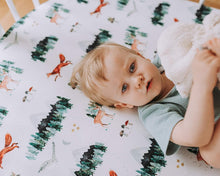 Load image into Gallery viewer, Woodland Animals, Crib Sheets (2-Pack)