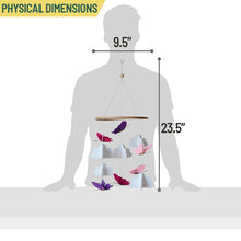 Load image into Gallery viewer, Butterflies in the Clouds, Baby Crib Mobile (Pink, Purple & Fuschia)