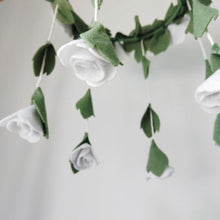 Load image into Gallery viewer, White Roses, Baby Crib Mobile
