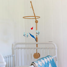 Load image into Gallery viewer, Whale, Sailboat and Ocean, Baby Crib Mobile