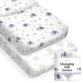 Load image into Gallery viewer, Scandinavian Elephant, Changing Pad Covers (2-Pack)