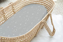 Load image into Gallery viewer, Galaxy, Moon & Stars, Bassinet Sheets (2-Pack)