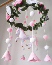 Load image into Gallery viewer, Unicorn, Baby Crib Mobile