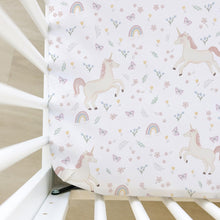 Load image into Gallery viewer, Unicorn, Baby Crib Sheets (2-Pack)