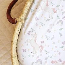 Load image into Gallery viewer, Unicorn, Bassinet Sheets (2-Pack)