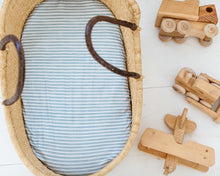 Load image into Gallery viewer, Watercolor Airplanes, Bassinet Sheets (2-Pack)