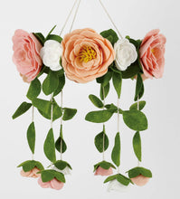 Load image into Gallery viewer, Felt Roses, Baby Crib Mobile