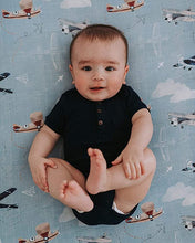 Load image into Gallery viewer, Airplanes in the Clouds, Baby Crib Sheets (2-Pack)