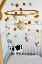 Load image into Gallery viewer, Farm Animals, Baby Crib Mobile