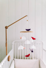 Load image into Gallery viewer, Butterflies in the Clouds, Baby Crib Mobile (Pink, Purple & Fuschia)