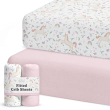 Load image into Gallery viewer, Unicorn, Crib Sheets (2-Pack)
