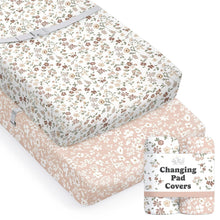 Load image into Gallery viewer, Fleurette, Changing Pad Covers (2-Pack)