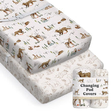 Load image into Gallery viewer, Magic Forest, Changing Pad Covers (2-Pack)