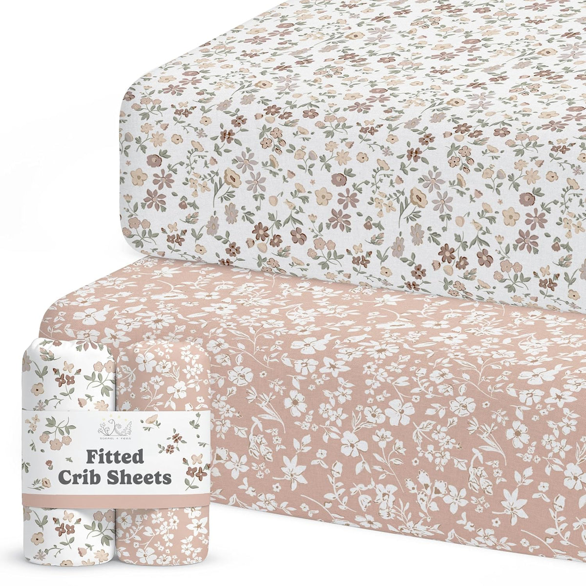 Fleurette, Crib Sheets (2-Pack)