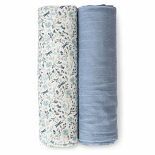 Load image into Gallery viewer, Baby Swaddle Blanket Set, Bamboo Muslin, Neutral Boy &amp; Girl - Stillwater