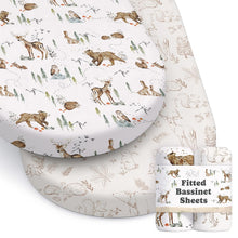 Load image into Gallery viewer, Magic Forest, Bassinet Sheets (2-Pack)