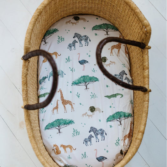 Safari Adventure, Bassinet Sheets (2-Pack)