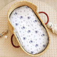 Load image into Gallery viewer, Scandinavian Elephant, Bassinet Sheets (2-Pack)