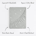 Load image into Gallery viewer, Galaxy, Moon & Stars, Bassinet Sheets (2-Pack)
