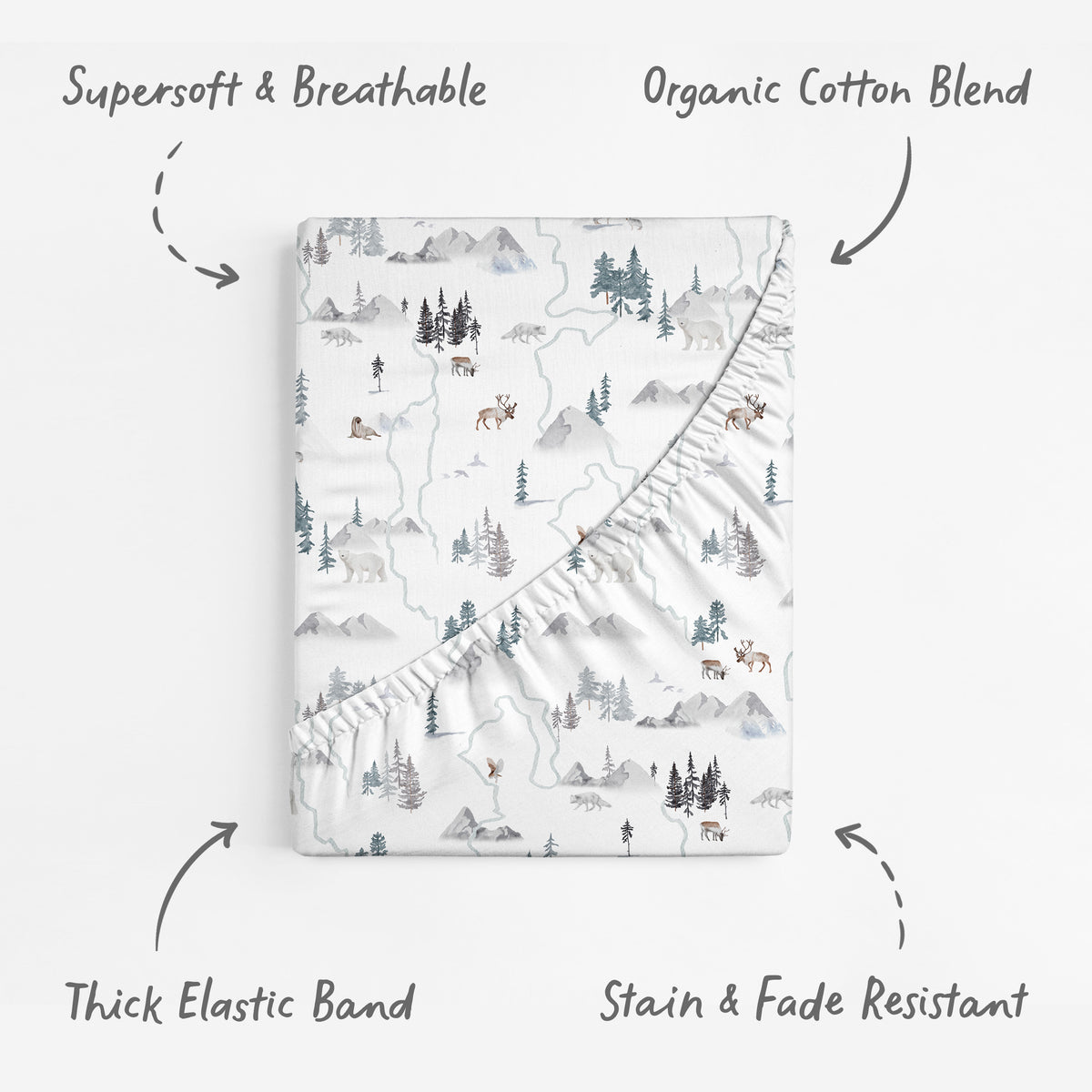 Arctic Journey, Bassinet Sheets (2-Pack)
