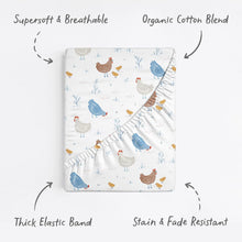 Load image into Gallery viewer, Farm Animals, Bassinet Sheets (2-Pack)