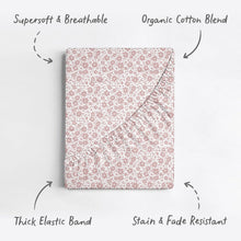 Load image into Gallery viewer, Antique Rose, Pack 'n Play Sheets (2-Pack)