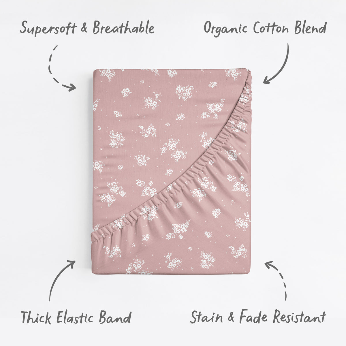 Antique Rose, Changing Pad Covers (2-Pack)