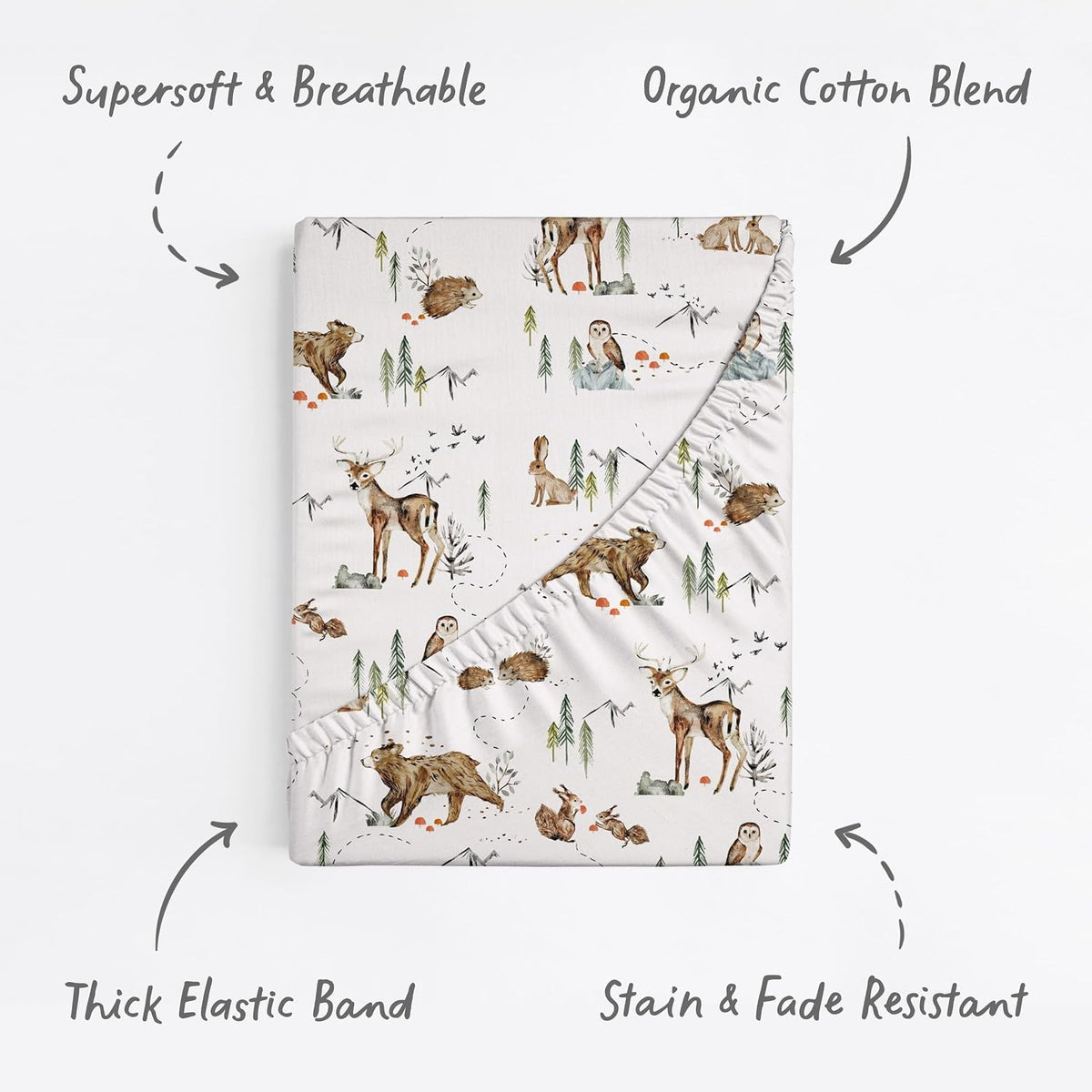 Magic Forest, Crib Sheets (2-Pack)