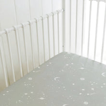 Load image into Gallery viewer, Galaxy, Moon &amp; Stars, Crib Sheets (2-Pack)