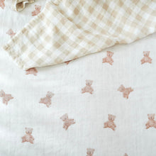 Load image into Gallery viewer, Baby Swaddle Blanket Set, Bamboo Muslin, Neutral Boy &amp; Girl - Teddy