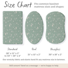 Load image into Gallery viewer, Ocean Odyssey, Bassinet Sheets (2-Pack)