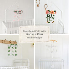 Load image into Gallery viewer, Baby Crib Mobile Arm Holder [White]