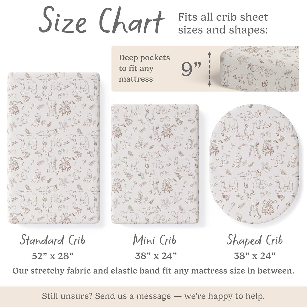 Magic Forest, Crib Sheets (2-Pack)