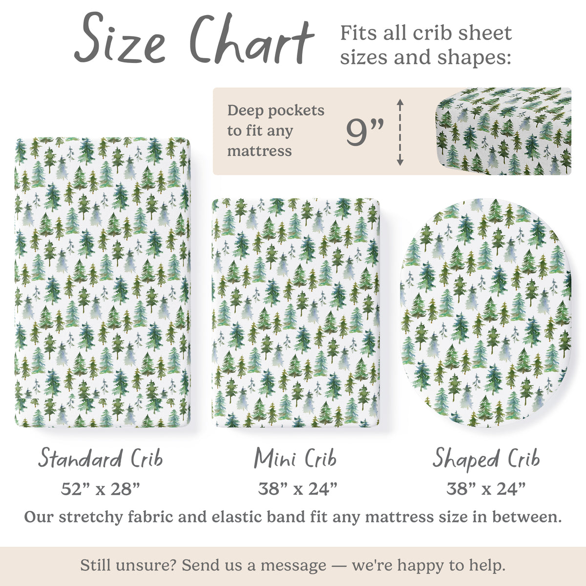 Starry Woodland, Crib Sheets (2-Pack)