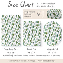 Load image into Gallery viewer, Starry Woodland, Crib Sheets (2-Pack)