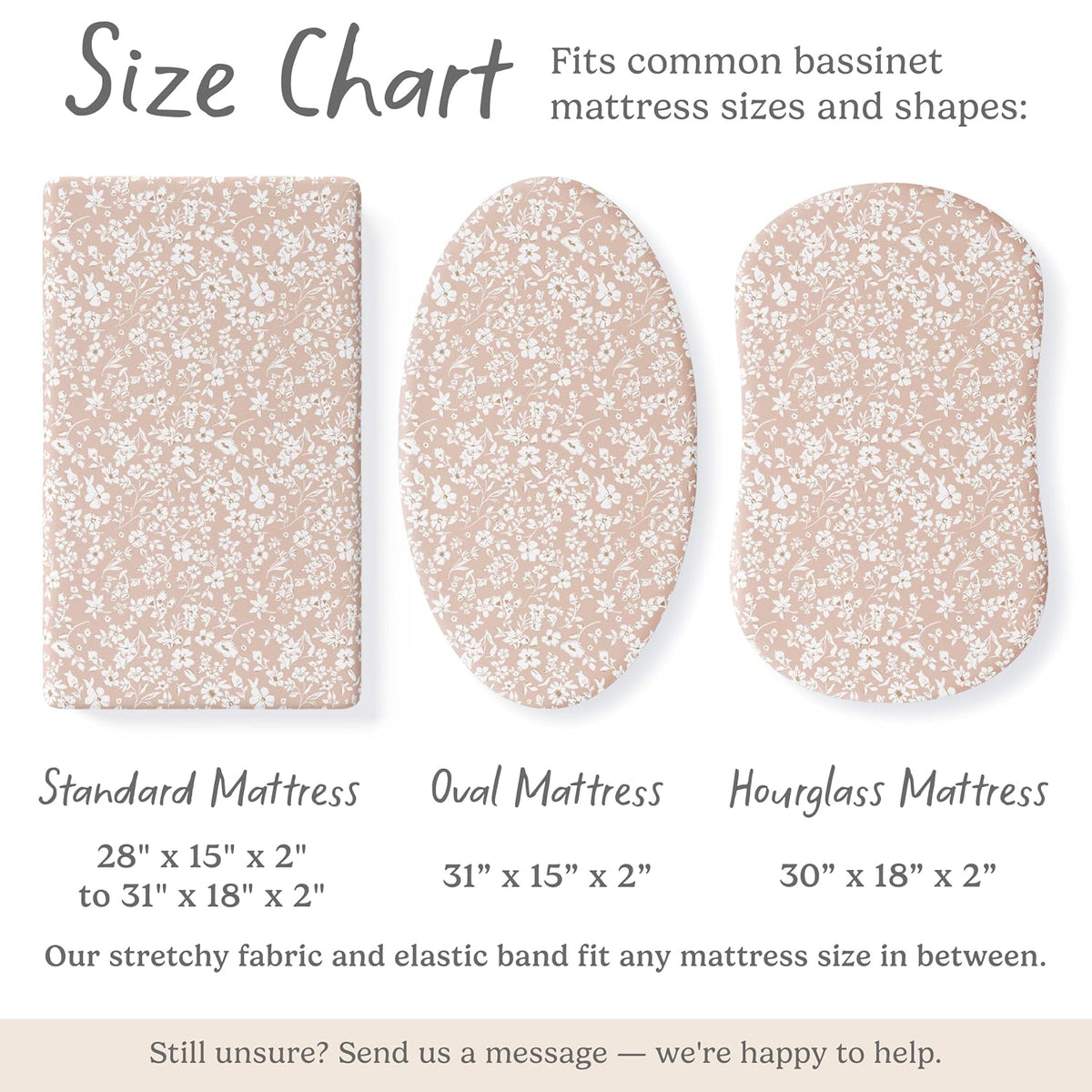 Fleurette, Bassinet Sheets (2-Pack)