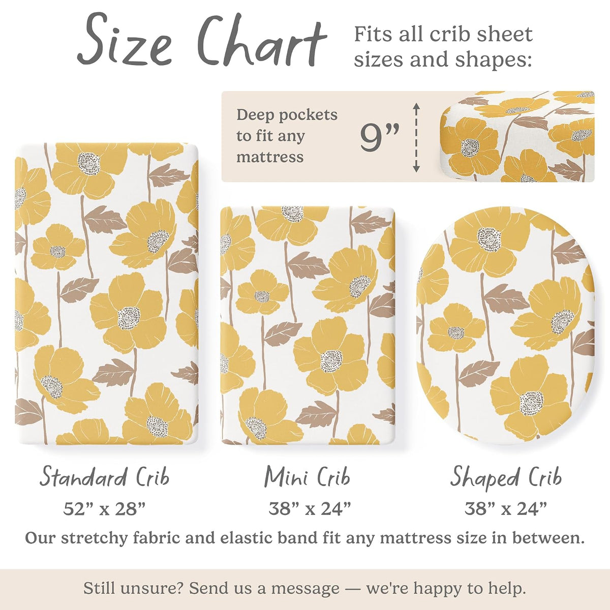 Poppy Fields, Crib Sheets (2-Pack)