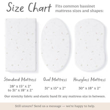 Load image into Gallery viewer, Galaxy, Moon &amp; Stars, Bassinet Sheets (2-Pack)