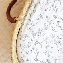 Load image into Gallery viewer, Butterfly Garden, Bassinet Sheets (2-Pack)