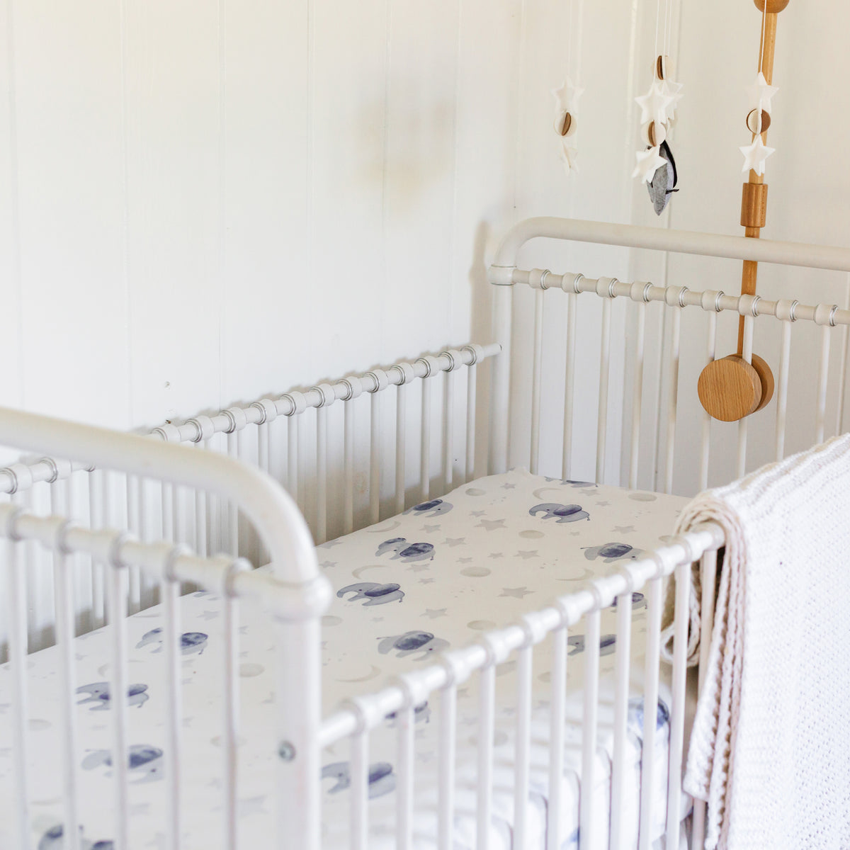 Scandinavian Elephant, Crib Sheets (2-Pack)