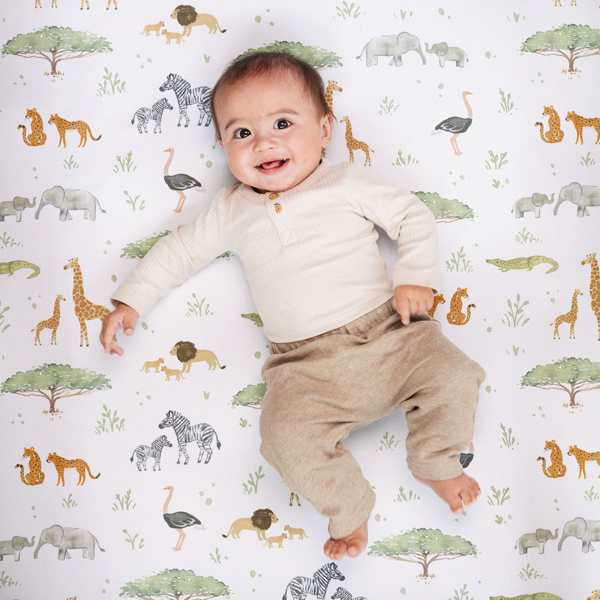 Safari Adventure, Crib Sheets (2-Pack)