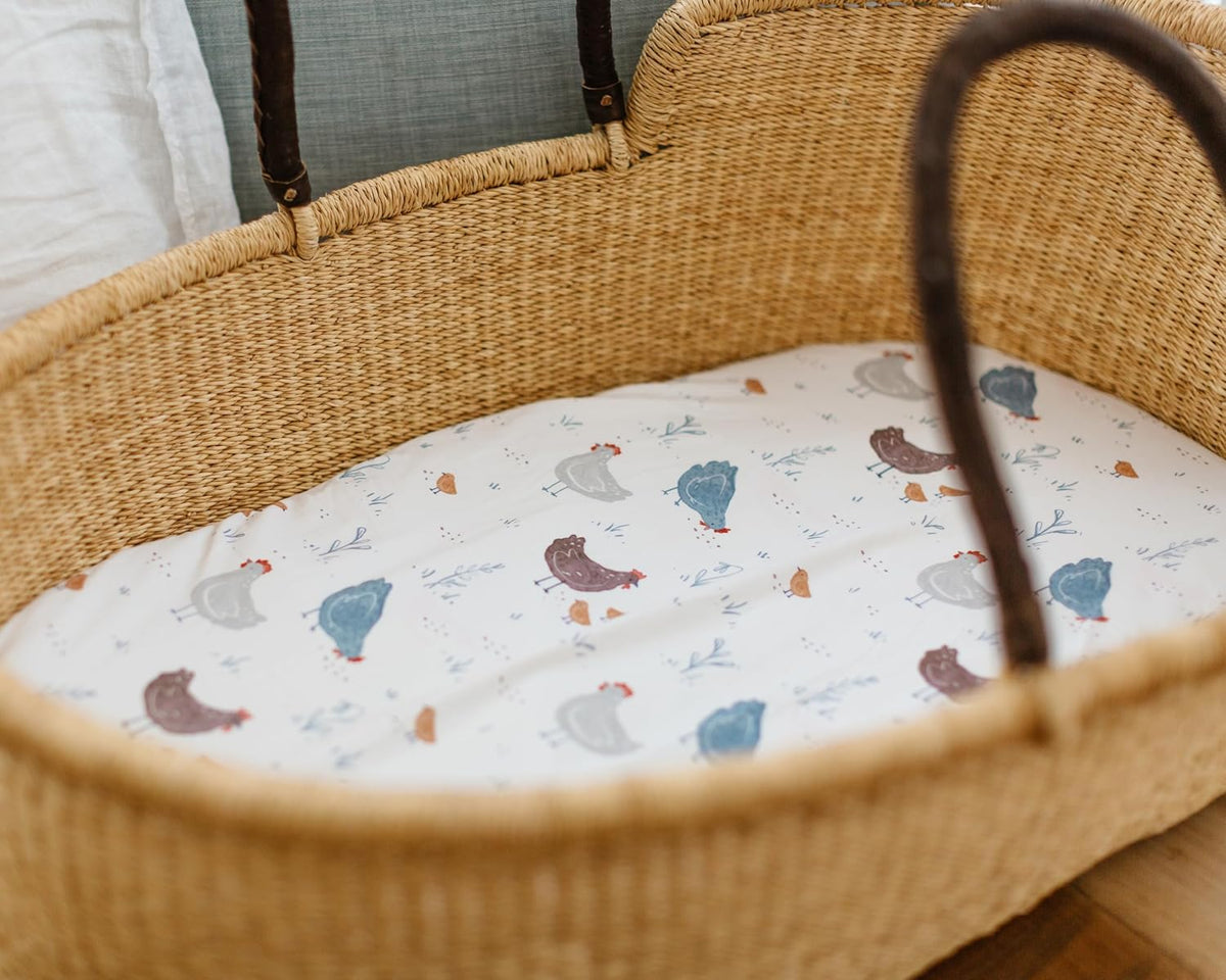 Farm Animals, Bassinet Sheets (2-Pack)