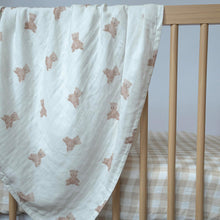 Load image into Gallery viewer, Baby Swaddle Blanket Set, Bamboo Muslin, Neutral Boy &amp; Girl - Teddy