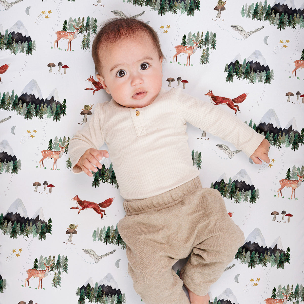 Starry Woodland, Crib Sheets (2-Pack)