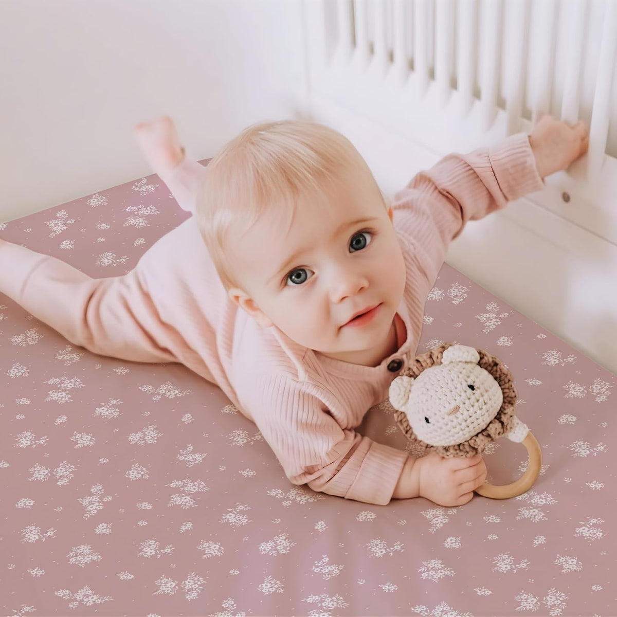 Antique Rose, Crib Sheets (2-Pack)